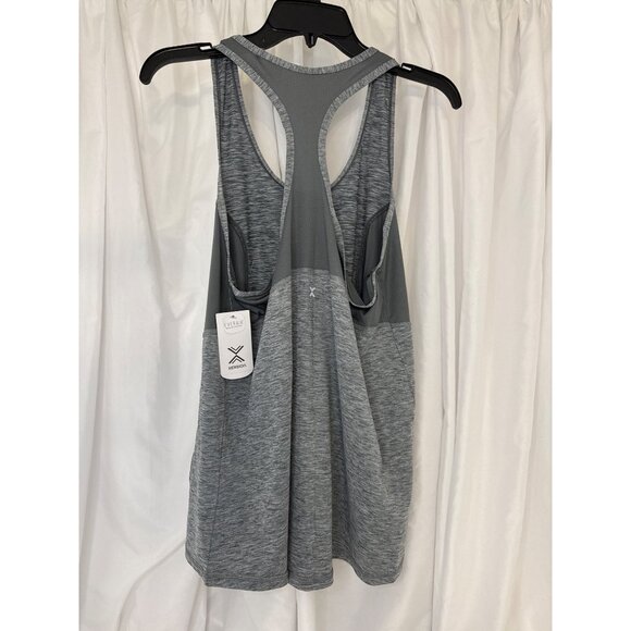 Xersion Womens Essential Performance Tank Top Medium Gray Polyester & Spandex - Picture 4 of 5
